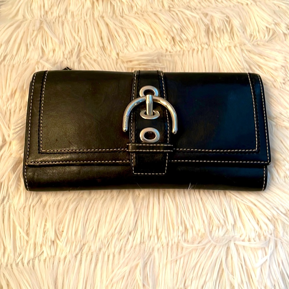 Coach leather wallet